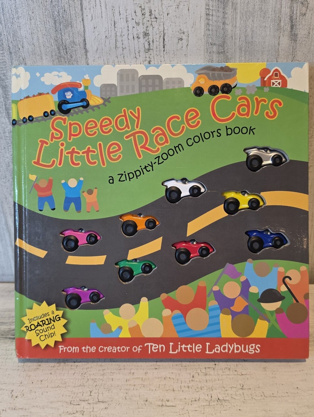 Rare Speedy Little Race Cars 2004 1st Edition Interactive Sound Book Cars